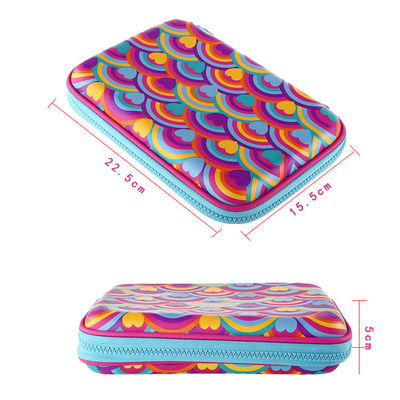 Custom EVA Potlood Hoesje Draagbaar Ritsontwerp Lichtgewicht Duurzaam Herbruikbaar Eco-vriendelijke Kantoorbenodigdheden Opbergtas voor Kinderen en Studenten