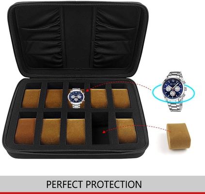 Hand - gemaakte de Inzamelingsdoos van Spandex EVA Watch Case Embossing Logo