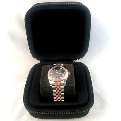 Het duurzame 3D EVA Pocket Watch Display Case-Embleem van Debossing van de Opslagdoos