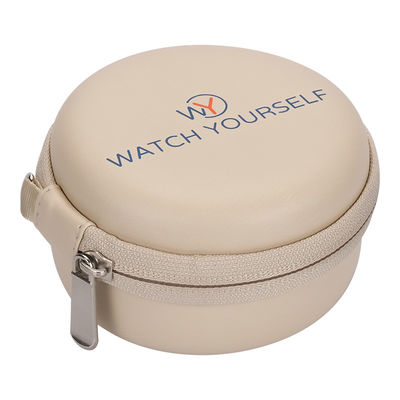 OEM ODM Gesloten de Ritssluiting van de het Leeroppervlakte van EVA Watch Case Pu van de Fluweelvoering