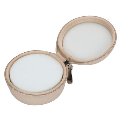OEM ODM Gesloten de Ritssluiting van de het Leeroppervlakte van EVA Watch Case Pu van de Fluweelvoering