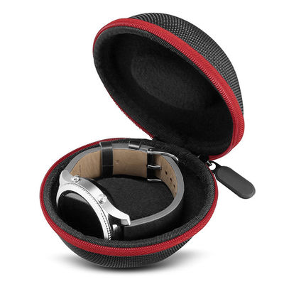 De ritssluiting Gesloten Nylon Oppervlakte van EVA Watch Organiser Box 10.7x9.2x6.2 cm 1680D
