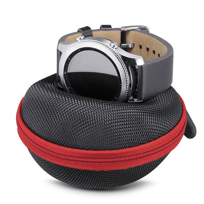 De ritssluiting Gesloten Nylon Oppervlakte van EVA Watch Organiser Box 10.7x9.2x6.2 cm 1680D