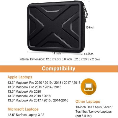 Hard Laptop Sleeve Case 13 inch Waterdicht Schokdicht Beschermend Notebook Computer Cover Draagtas voor 13,3&quot; MacBook