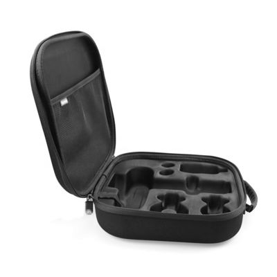 De zwarte Zijdedruk Logo EVA Massage Gun Carrying Case stoot Bewijs