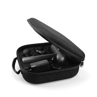 De zwarte Zijdedruk Logo EVA Massage Gun Carrying Case stoot Bewijs