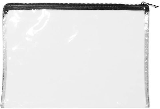 De rekupereerbare 12x8.7inch-Zakken van de Zak Transparante pvc van het Ritssluitingsgeld met Ritssluiting