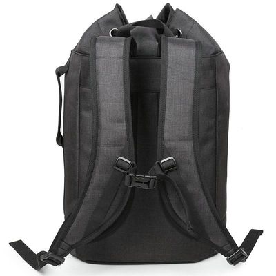 OEM ODM 210D Nylon Stylish Waterproof Laptop Ruimtas Voor College Waterproof Draadstreng Sluiting Ruimtassen Tassen Met Top Cotton touw Gesloten