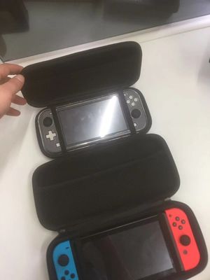 De het Metaalritssluiting van de fluweelvoering trekt EVA Travel Case For Switch Lite