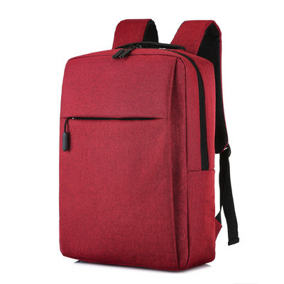 4 kleuren Facultatieve Nylon Waterdichte Laptop Rugzak met USB-Lader