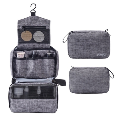 De Stoffentoiletry van de reis600d Polyester de Make-upopslag van de Waszak met Voering 210D