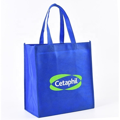 Opnieuw te gebruiken niet Geweven Stof het Winkelen Zakken Tote Grocery Bag 100-160gsm