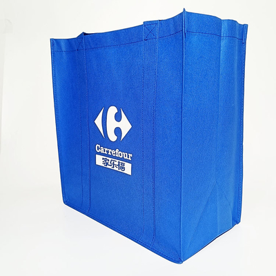 Opnieuw te gebruiken niet Geweven Stof het Winkelen Zakken Tote Grocery Bag 100-160gsm