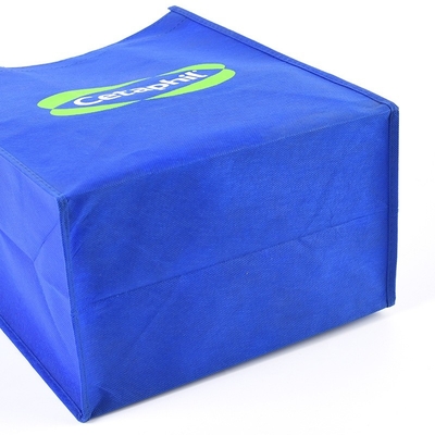 Opnieuw te gebruiken niet Geweven Stof het Winkelen Zakken Tote Grocery Bag 100-160gsm