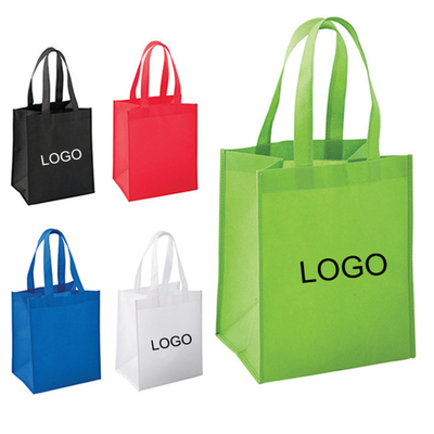 Gerecycleerde Tote Non Woven Fabric Shopping-Aangepast Zak Opnieuw te gebruiken met Embleem