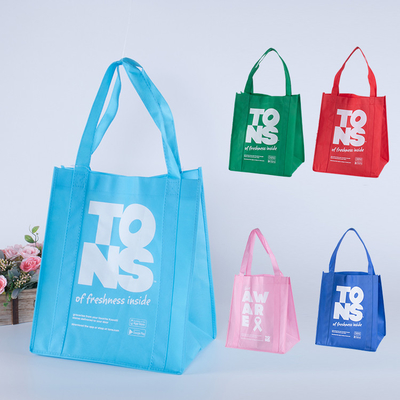 Gerecycleerde Tote Non Woven Fabric Shopping-Aangepast Zak Opnieuw te gebruiken met Embleem