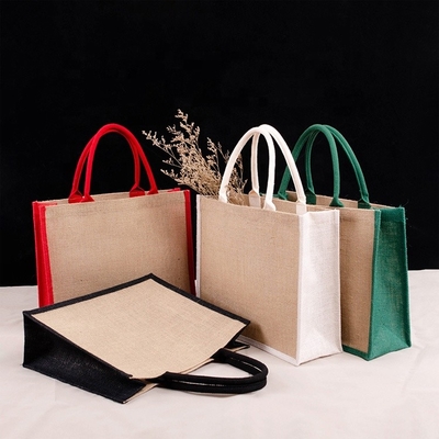 De Jute van de lamineringsjute het Winkelen PE van Kruidenierswinkeltote bags Opnieuw te gebruiken Deklaag