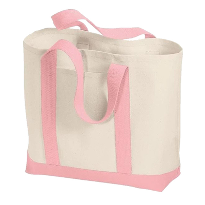 Recycleer Duidelijk Organisch Katoenen Canvas Tote Bag Reusable Custom Printed met Embleem
